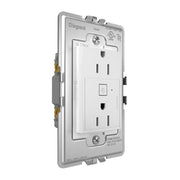 Adorne WNAR153 15A Smart Outlet with Netatmo Plus Size - White