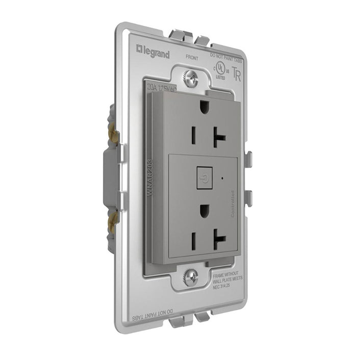 Adorne WNAR203 20A Smart Outlet with Netatmo Plus Size