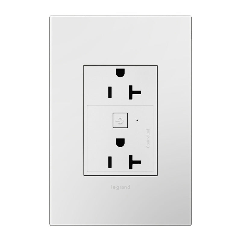 Adorne WNAR203 20A Smart Outlet with Netatmo Plus Size