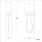 dweLED WS-23018 Eames 18" Tall LED Wall Sconce
