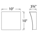 Modern Forms WS-27610 Slide 10" LED Wall Sconce, 2700K