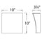 Modern Forms WS-27610 Slide 10" LED Wall Sconce, 3500K