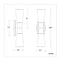 dweLED WS-30018 Locke 18" Tall LED Wall Sconce