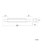 Modern Forms WS-3338 ARC 1-lt 38" LED Vanity Light