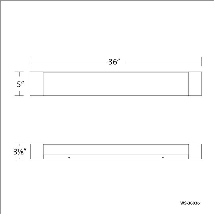 dweLED WS-38036 Darcy 36" LED Vanity