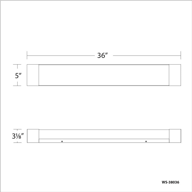 dweLED WS-38036 Darcy 36" LED Vanity