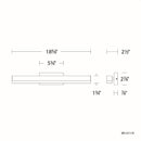 dweLED WS-41119 Styx 19" LED Vanity