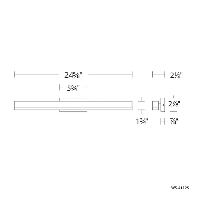 dweLED WS-41125 Styx 25" LED Vanity