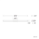 dweLED WS-41137 Styx 37" LED Vanity