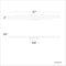 Modern Forms WS-50137 Tandem 1-lt 37" LED Bath Light