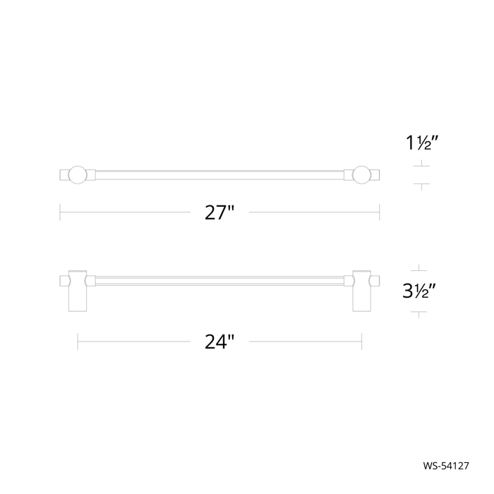 Modern Forms WS-54127 Cadence 1-lt 27" LED Bath Sconces