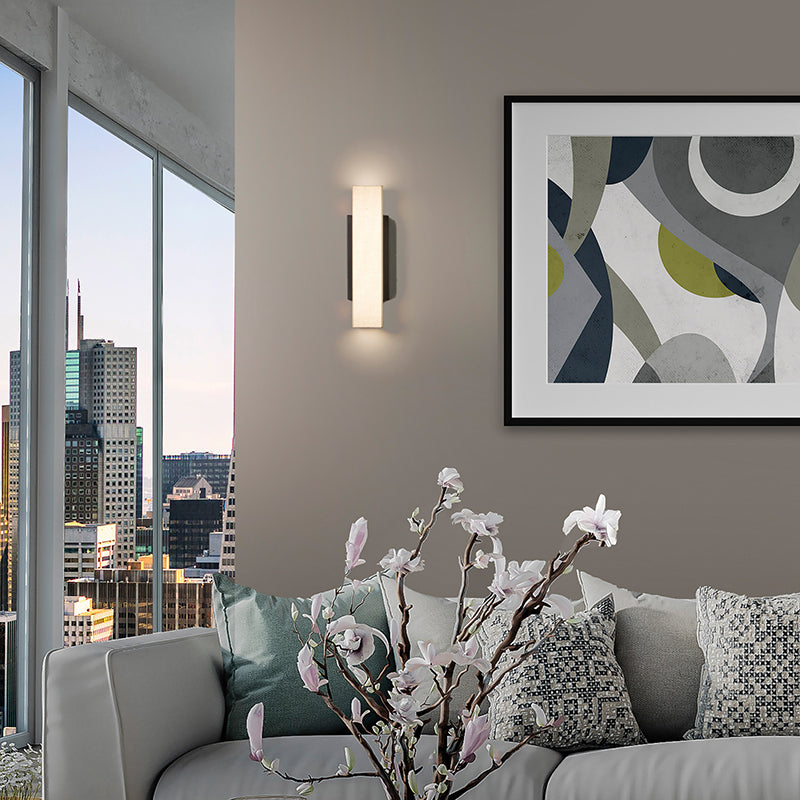 dweLED WS-55318 Volga 1-lt 18" Tall LED Wall Sconce