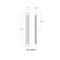 Modern Forms WS-58827 Tower 1-lt 27" Tall LED Wall Sconce