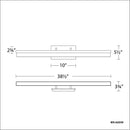 Modern Forms WS-62039 Minx 1-lt 39" LED Bath Sconces