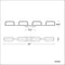Modern Forms WS-63037 Forbes 4-lt 37" LED Vanity Light