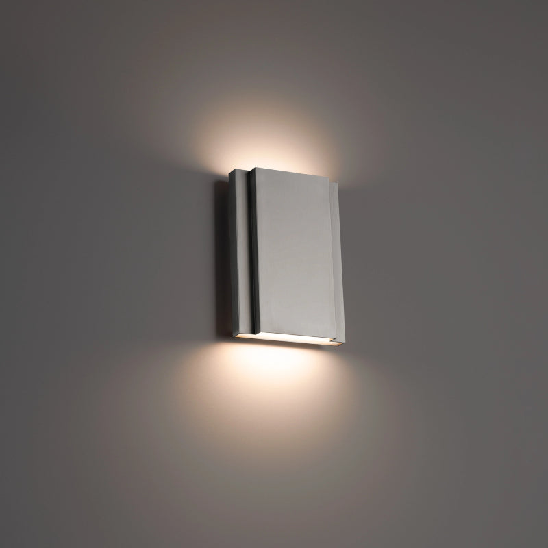 dweLED WS-81208 Layne 2-lt 8" Tall LED Wall Sconce