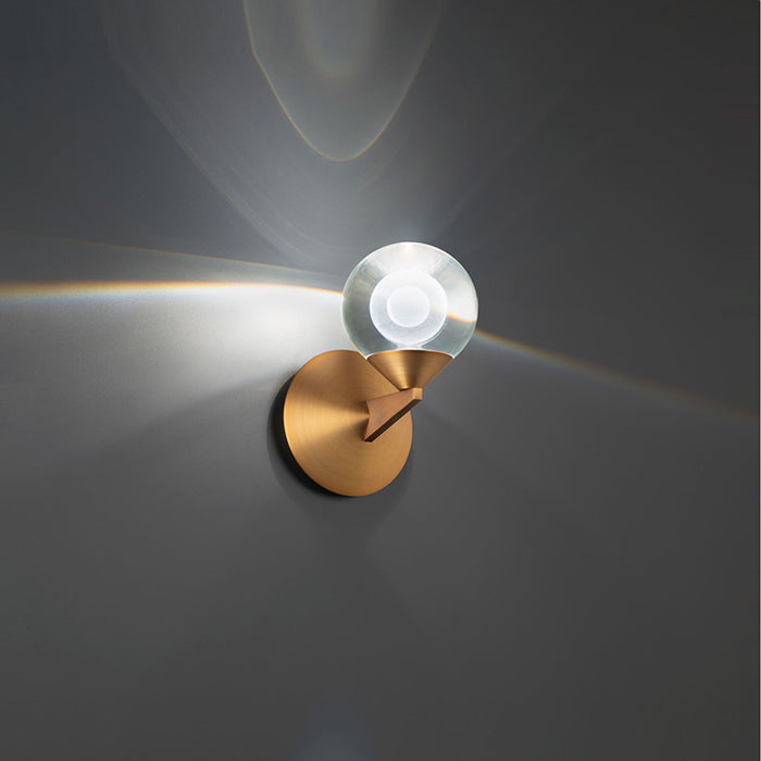 Modern Forms WS-82006 Double Bubble 1-lt 9" Tall LED Wall Sconce