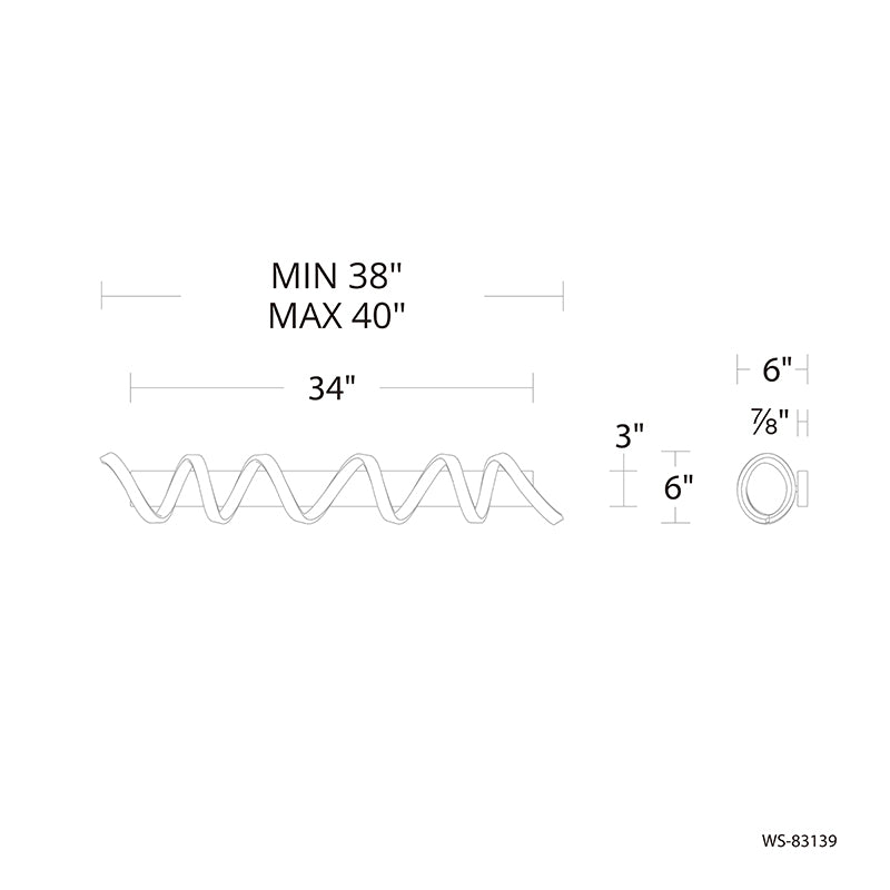 dweLED WS-83139 Marques 40" LED Vanity