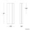 Modern Forms WS-W16227 Enigma 1-lt 27" Tall LED Outdoor Wall Sconce