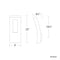 Modern Forms WS-W2223 Dawn 2-lt 23" Tall LED Outdoor Wall Light