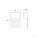 Modern Forms WS-W2312 Hiline 1-lt 12" Tall LED Outdoor Wall Light
