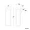 dweLED WS-W33125 Hawthorne 25" Tall LED Outdoor Wall Sconce