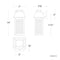 dweLED WS-W35114 Faulkner 14" Tall LED Outdoor Wall Sconce