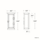 dweLED WS-W37114 Eliot 14" Tall LED Outdoor Wall Sconce