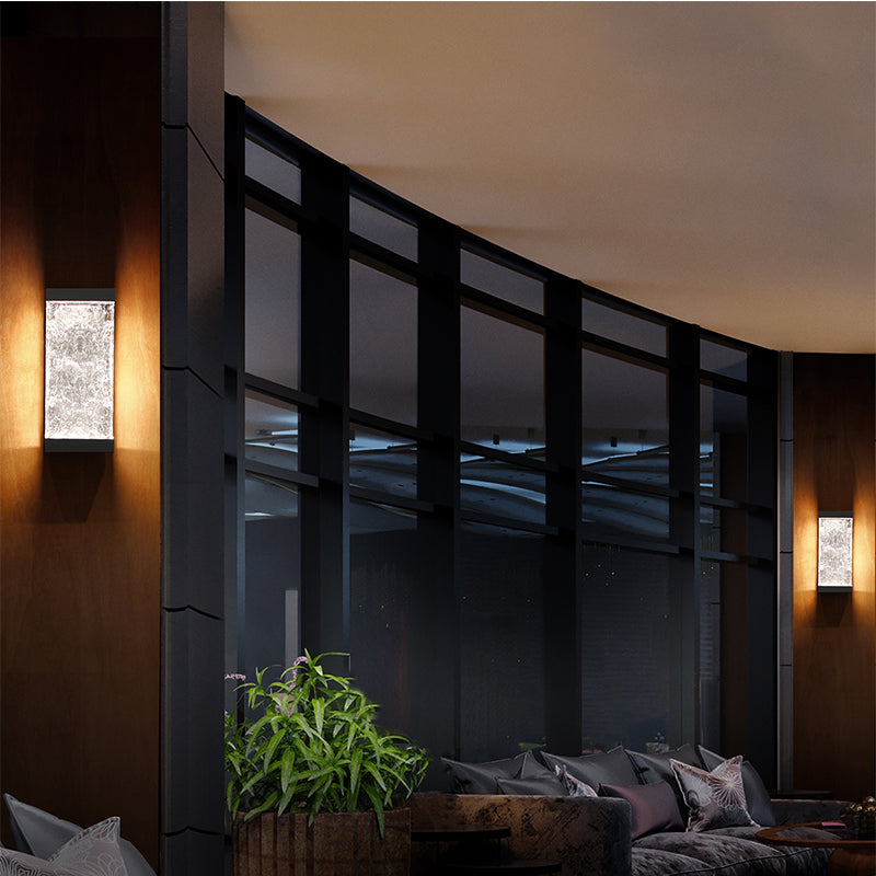 dweLED WS-W39114 Fusion 14" Tall LED Outdoor Wall Sconce