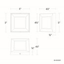 dweLED WS-W39305 Argo 1-lt 5" LED Outdoor Wall Sconce