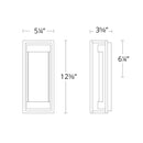 Modern Forms WS-W58012 Elyse 1-lt 12" Tall LED Outdoor Wall Sconces