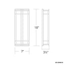 Modern Forms WS-W68618 Skyscraper 1-lt 18" Tall LED Outdoor Wall Sconce