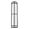 Modern Forms WS-W68637 Skyscraper 1-lt 37" Tall LED Outdoor Wall Sconces, 3000K
