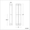 Modern Forms WS-W68637 Skyscraper 1-lt 37" Tall LED Outdoor Wall Sconces, 3500K
