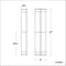 Modern Forms WS-W68637 Skyscraper 1-lt 37" Tall LED Outdoor Wall Sconces, 2700K