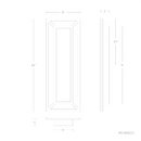 dweLED WS-W69222 Tate 1-lt 22" Tall LED Outdoor Wall Sconce