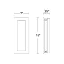 Modern Forms WS-W71918 Frost 1-lt 18" Tall LED Outdoor Wall Sconces