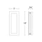 Modern Forms WS-W71918 Frost 1-lt 18" Tall LED Outdoor Wall Sconces