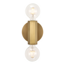 Alora WV307011 Hexa 2-lt 5" Tall Wall Sconce
