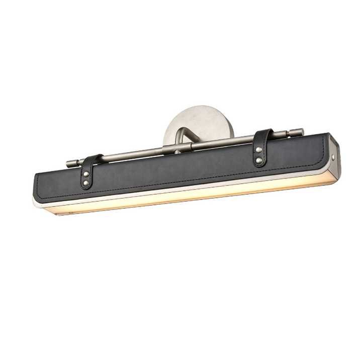 Alora WV307919 Valise 1-lt 20" LED Picture Light with Tuxedo Leather