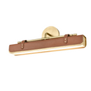 Alora WV307919 Valise 1-lt 20" LED Vanity with Cognac Leather