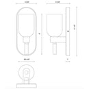 Alora WV338101 Lucian 1-lt 9" Tall Wall Sconce