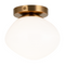 Matteo WX63601 Melotte 1-lt 8" Flush Mount