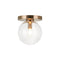 Matteo WX06001 Cosmo 1-lt 6" Semi Flush