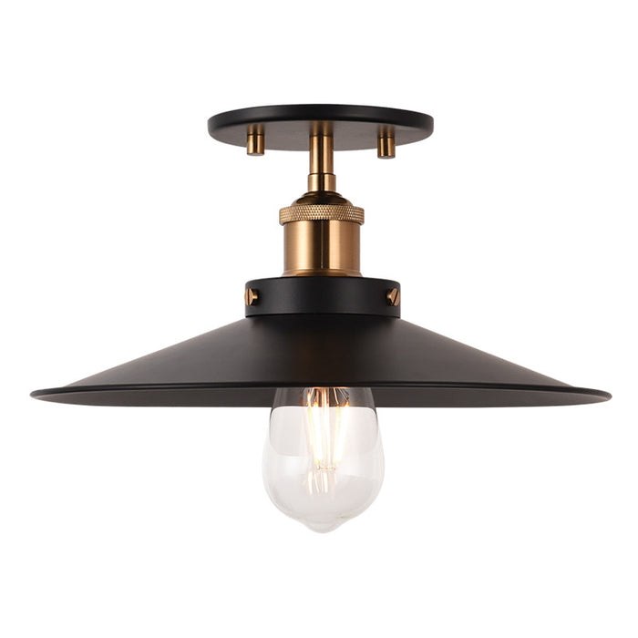 Matteo X46112 Bulstrode's Workshop 1-lt 12" Semi Flush