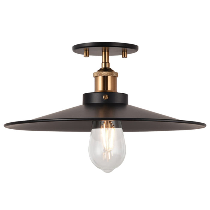 Matteo X46113 Bulstrode's Workshop 1-lt 14" Semi Flush