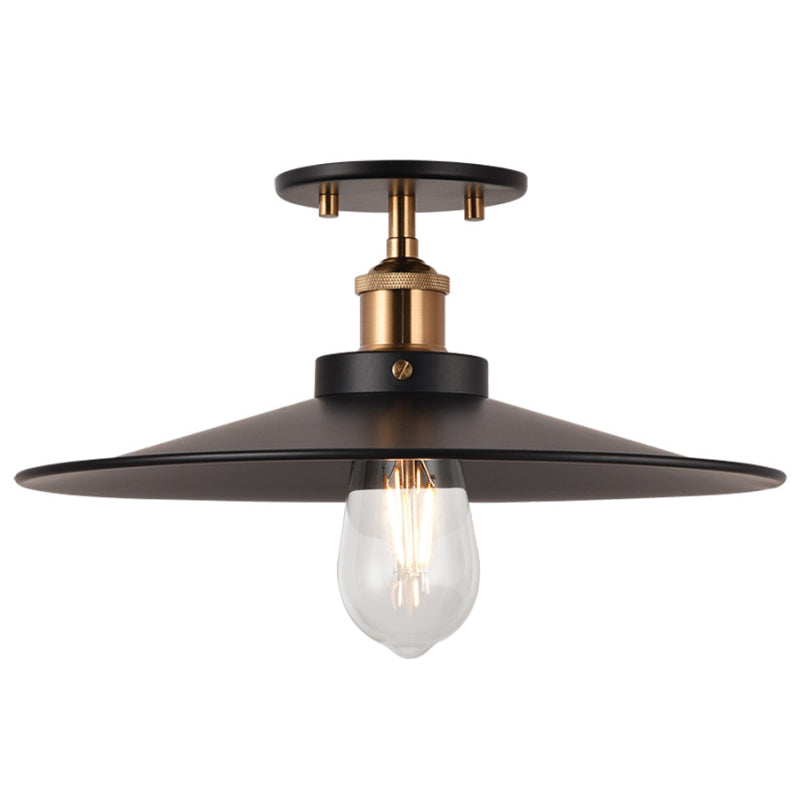 Matteo X46113 Bulstrode's Workshop 1-lt 14" Semi Flush