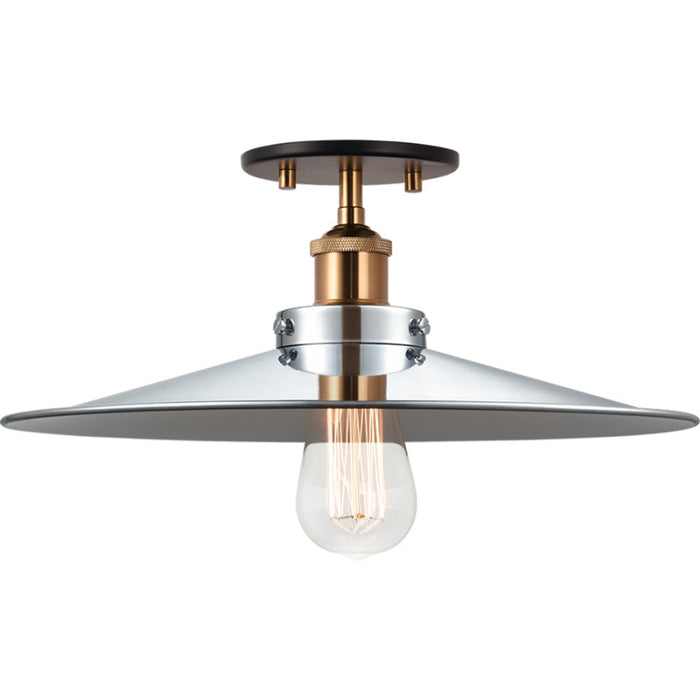 Matteo X46113 Bulstrode's Workshop 1-lt 14" Semi Flush