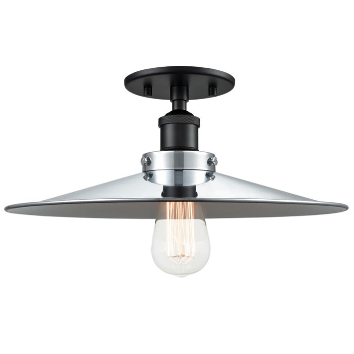 Matteo X46113 Bulstrode's Workshop 1-lt 14" Semi Flush