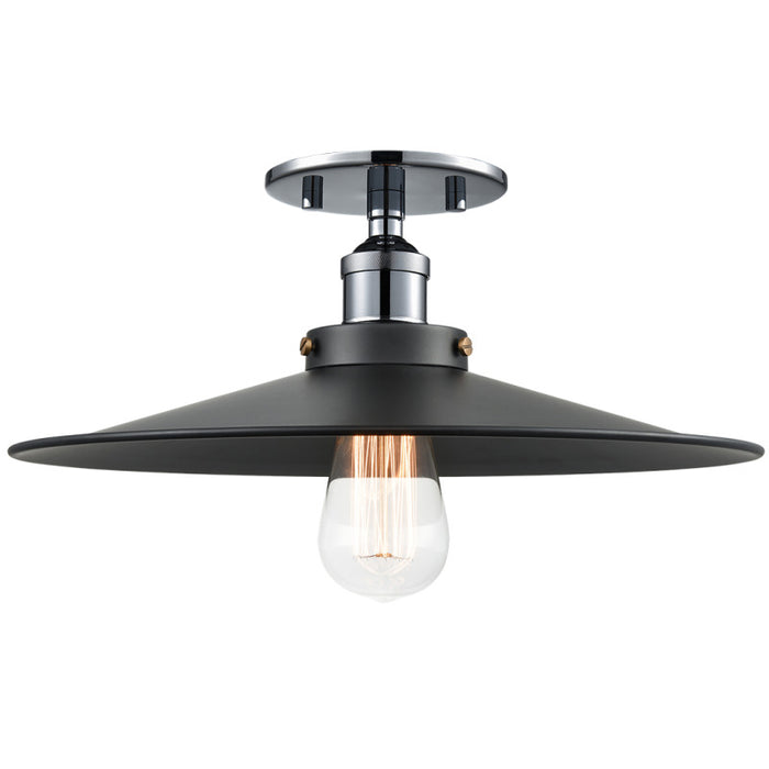 Matteo X46113 Bulstrode's Workshop 1-lt 14" Semi Flush